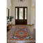 Tapis bleu marine en coton et polyester à imprimé numérique Martwon Collection-1269262869