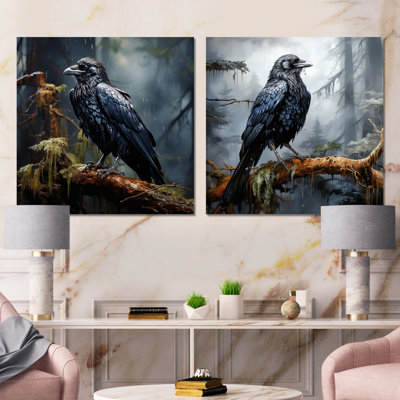 Black Raven Forest Guardian I - Raven