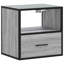 40cm W Metal Bedside Table-2076591225