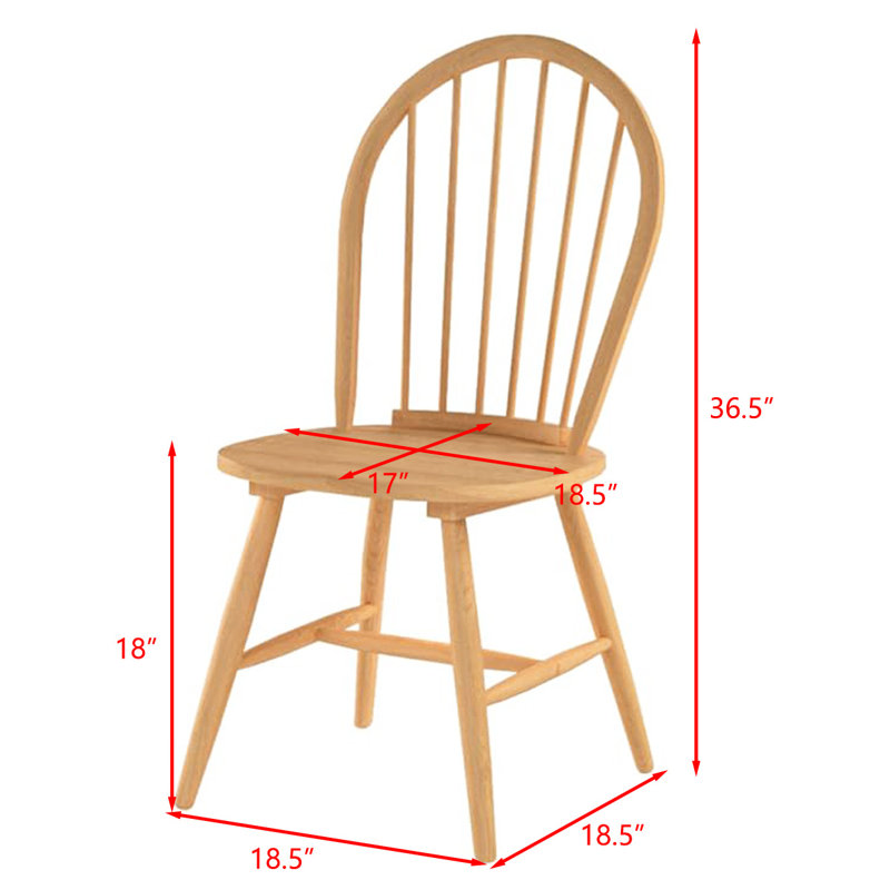 Chaise d'appoint de couleur, Chêne