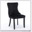 Ensemble de chaises de salle à manger rembourrées élégantes avec surpiqûres, garniture cloutée et pieds en bois massif pour plus de confort et de style