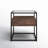 Secaucus Glass Top End Table with Storage