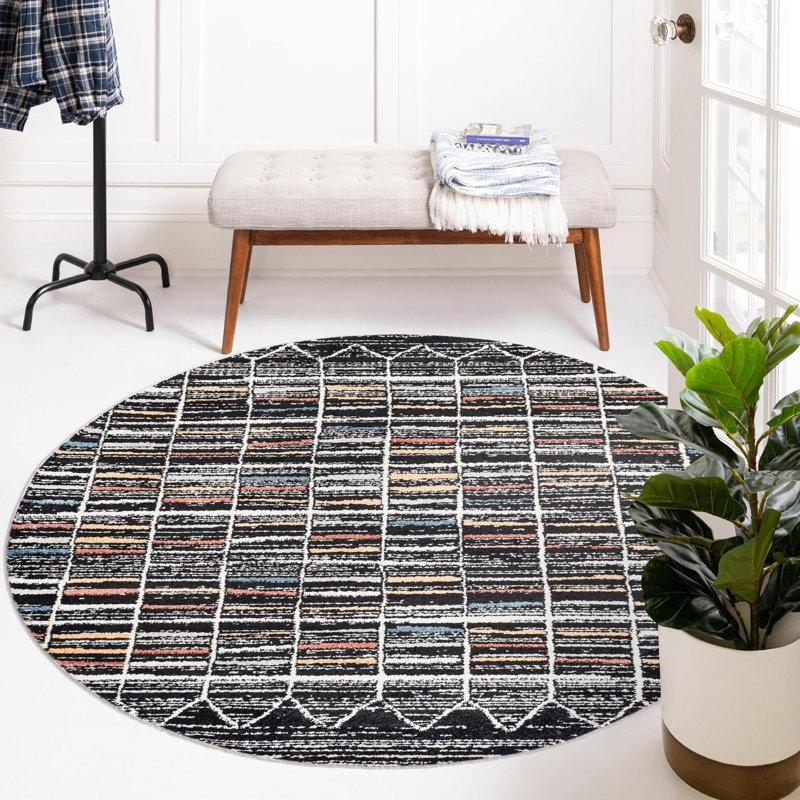 Tapis Bungalow Gage Joriann, Rond 3 pi 3 po