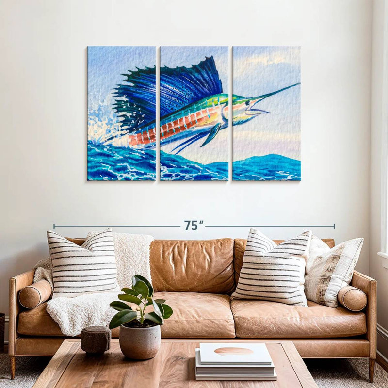 Brampt Sailfish, 36" H x 57" W