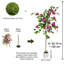 Bougainvillée artificiel de 4,4 pi