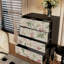 Armoire de rangement en bois massif