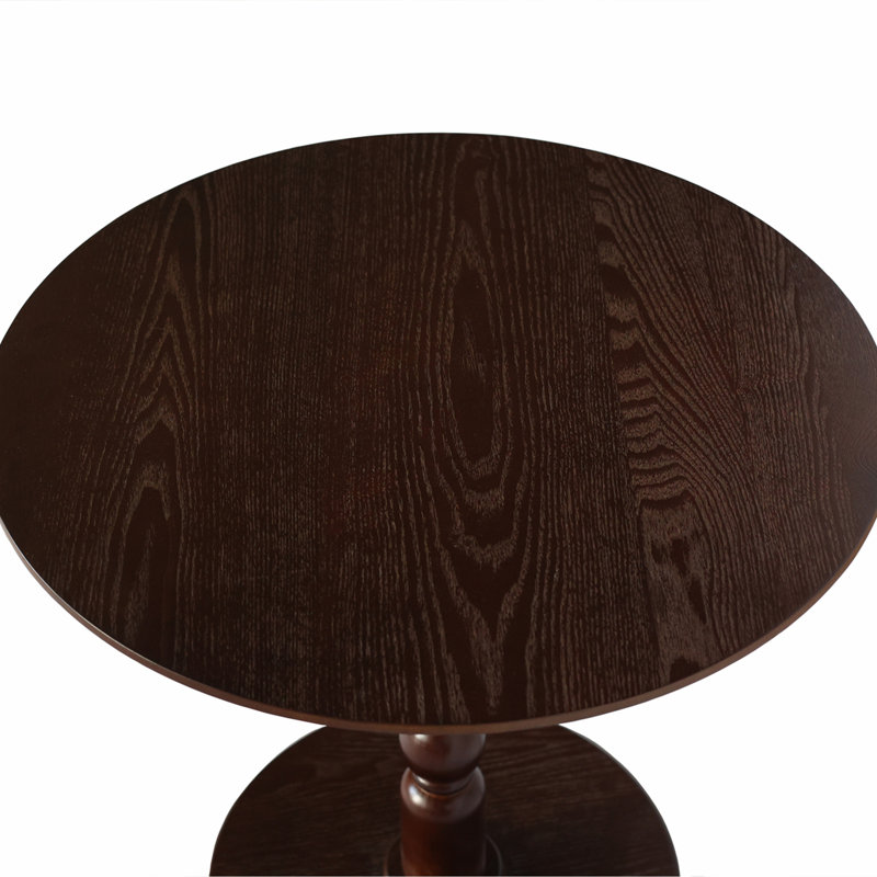 Accent Round Table, Walnut