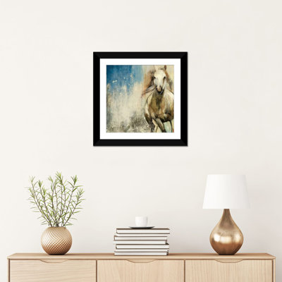 «Horses I», impression sur toile