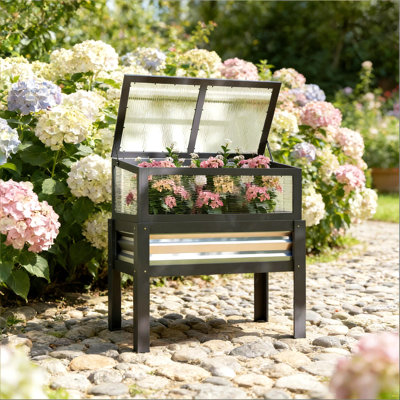 Boîte à fleurs, jardinière surélevée, jardin surélevé