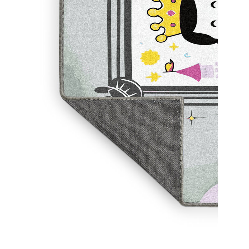 Tapis fantaisie East Urban Home, Rectangulaire 2 pi x 3 pi