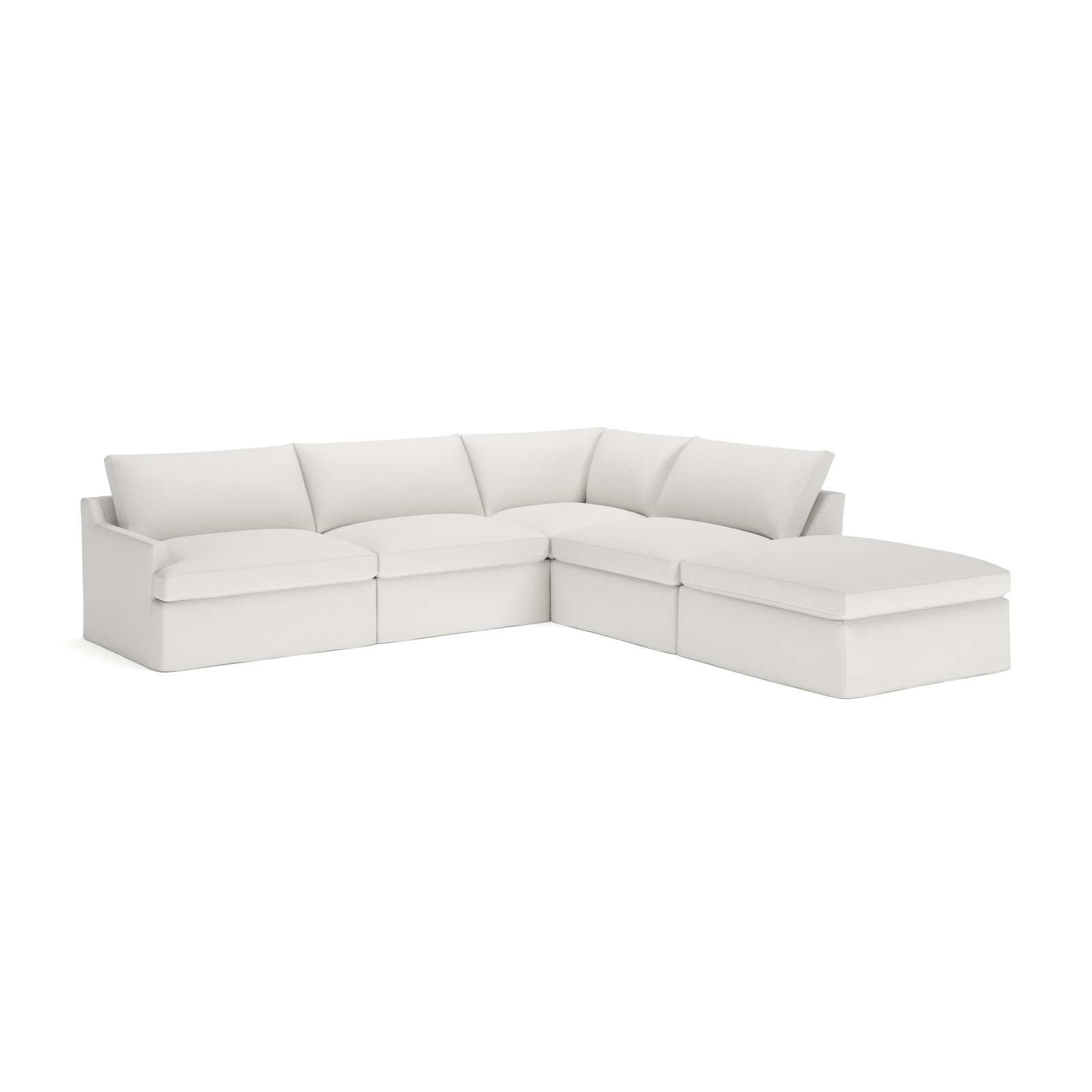 Wrenley 4-Piece Sectional, Right Hand Facing, Macarena Beige