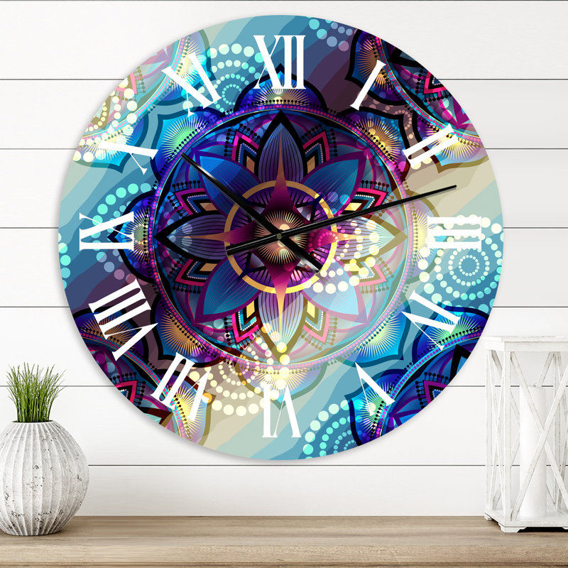 Modern MandaLa - Horloge murale moderne, Surdimensionné