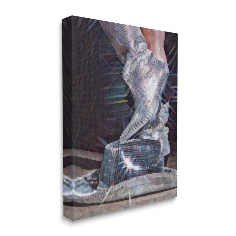 «Disco Sparkles Cowgirl», art mural sur toile par Jesse Keith, H 40 po x l 30 po
