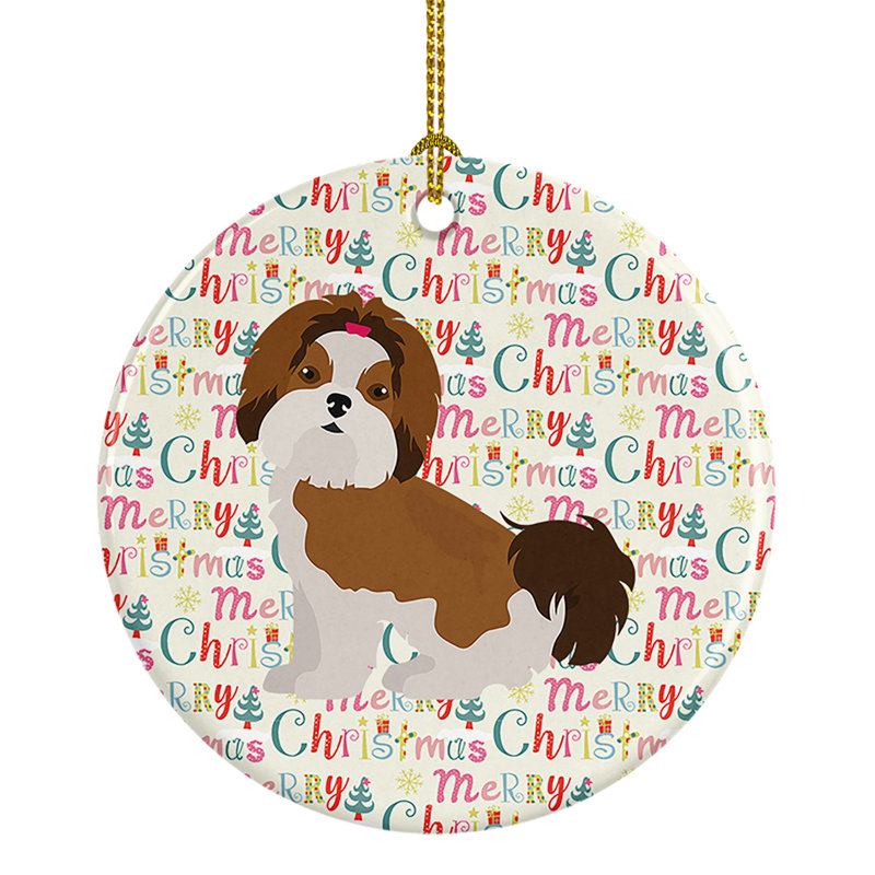 Ornement suspendu chiot Imperial Shih Tzu