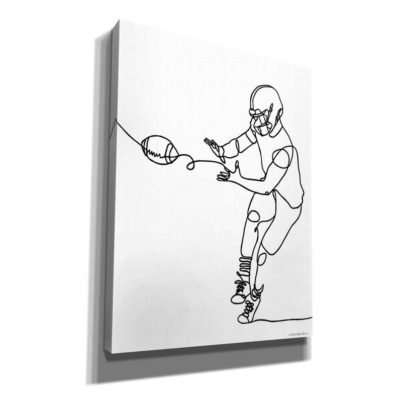 Ivy Bronx «Catch» par Kamdon Kreations, estampe numérique sur toile, H 16 po x l 12 po x P 0,75 po