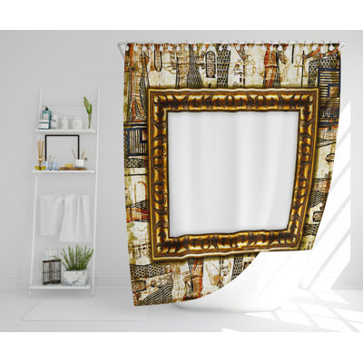 Swarthofthi Polyester Shower Curtain Set