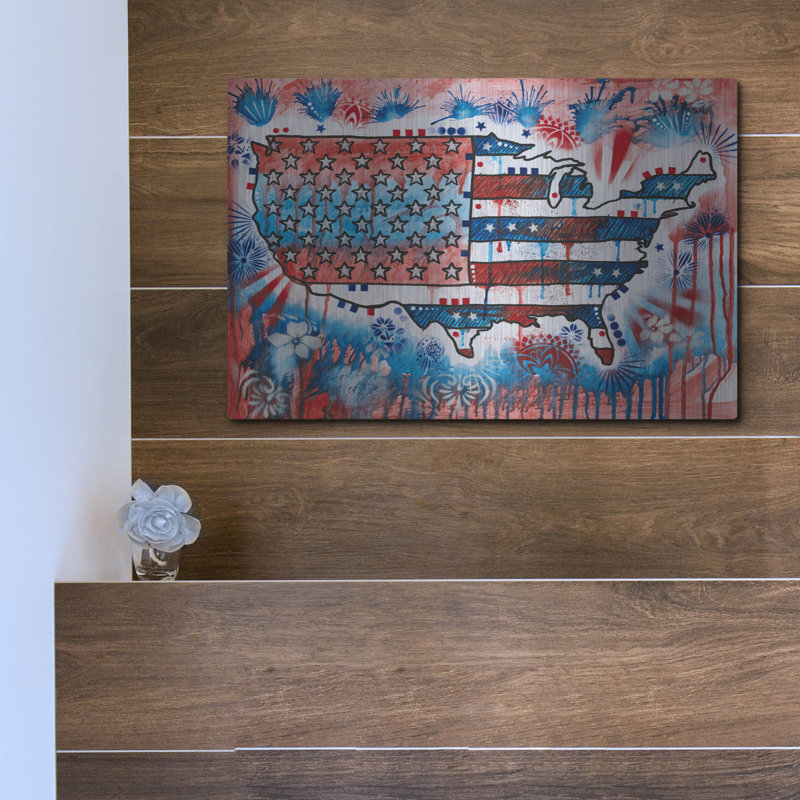 «America United» par Dean Russo, H 12 po x l 16 po