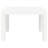 vidaXL Garden Table White Polypropylene (PP) Medium Durable