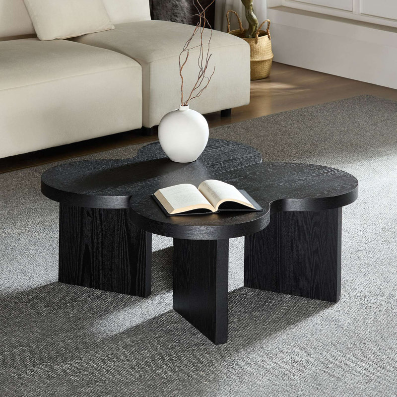 Table basse moderne en panneau de fibres à densité moyenne, utilisée dans les salons, les chambres à coucher et les bureaux
