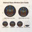 Panneau de fenêtre en verre pour décoration intérieure American Eagle USA 250th Anniversary - H 12 po-126676212