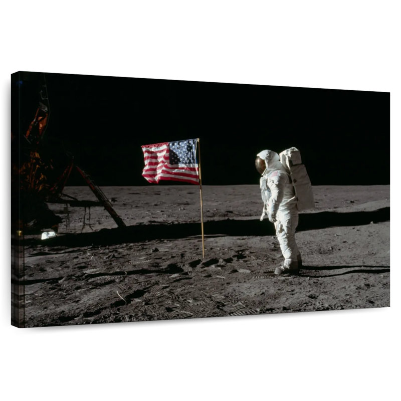 Oberle Man On The Moon III, 26" H x 39" W