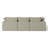 Boneless 105.5" Cloud Boneless Sectional Couch L-Shaped, Modular Cloud Couch with Deep Seat & Back Pillow, Compressed Sofa with Ottoman for Living Room Bedroom, Free Combination, No Assembly Required-1802633675