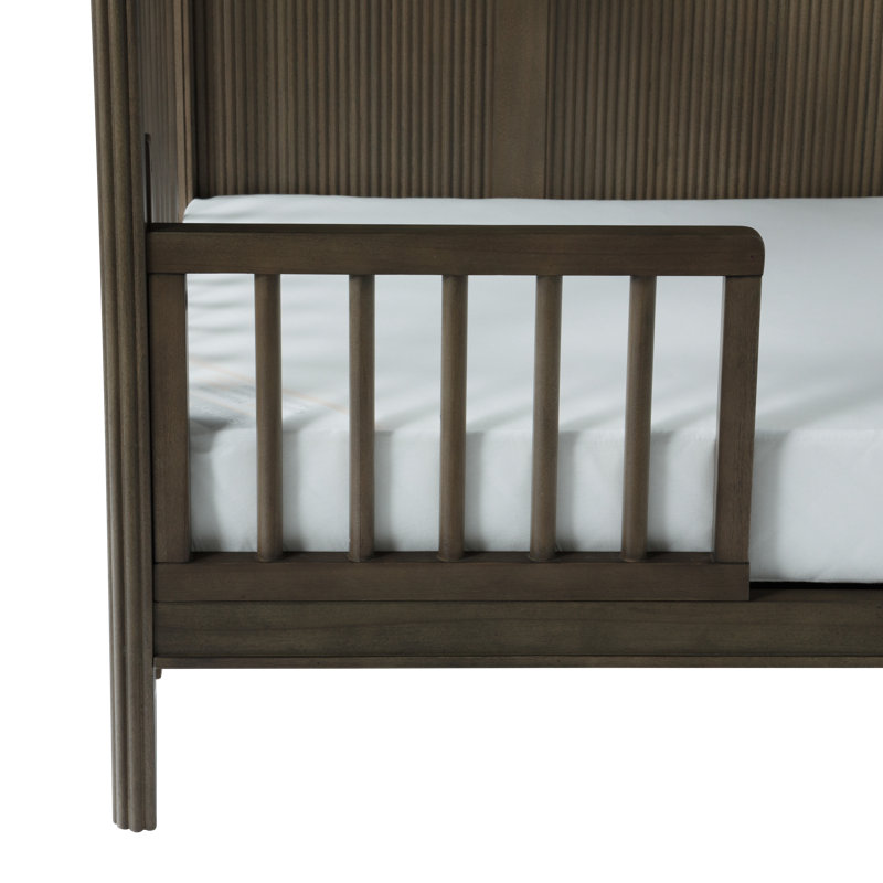 Reid 6 -in-1 Convertible Crib, Greige Wash