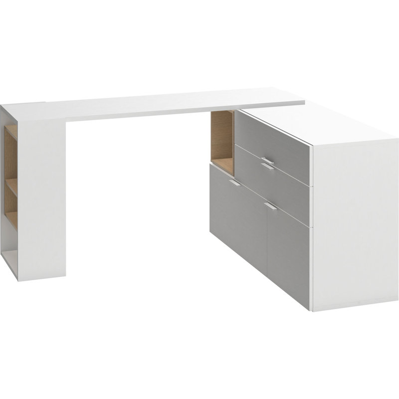 Reba Dressing Table, White/Oak