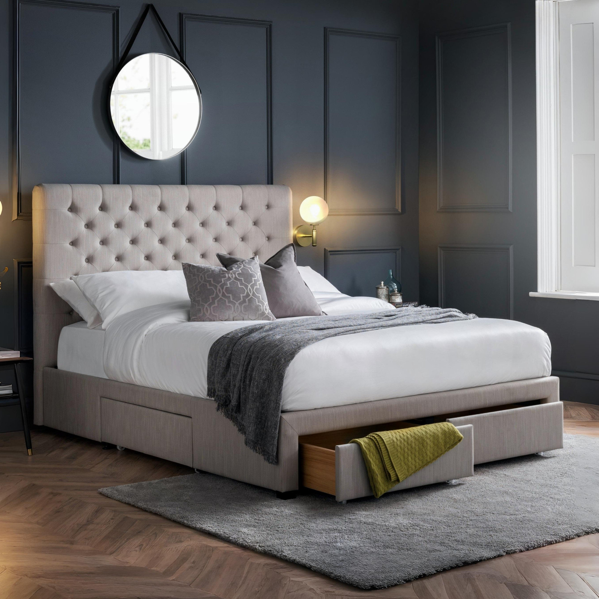Rishi Upholstered Bed Frame