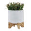 Comprend des pots de fleurs pour porte-plantes