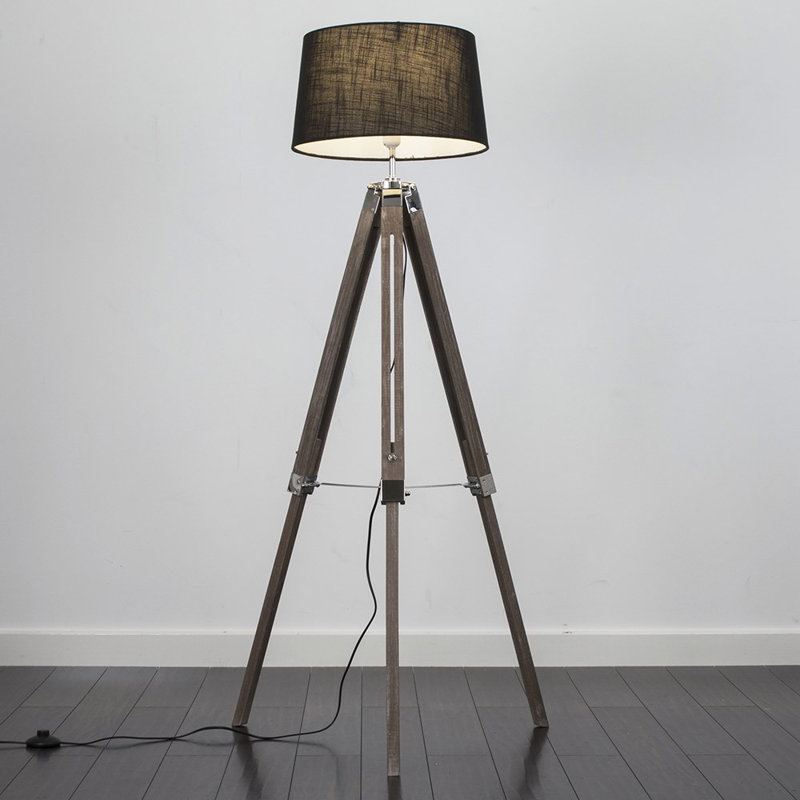 Wilhelm 152cm Tripod Floor Lamp, Included, Black