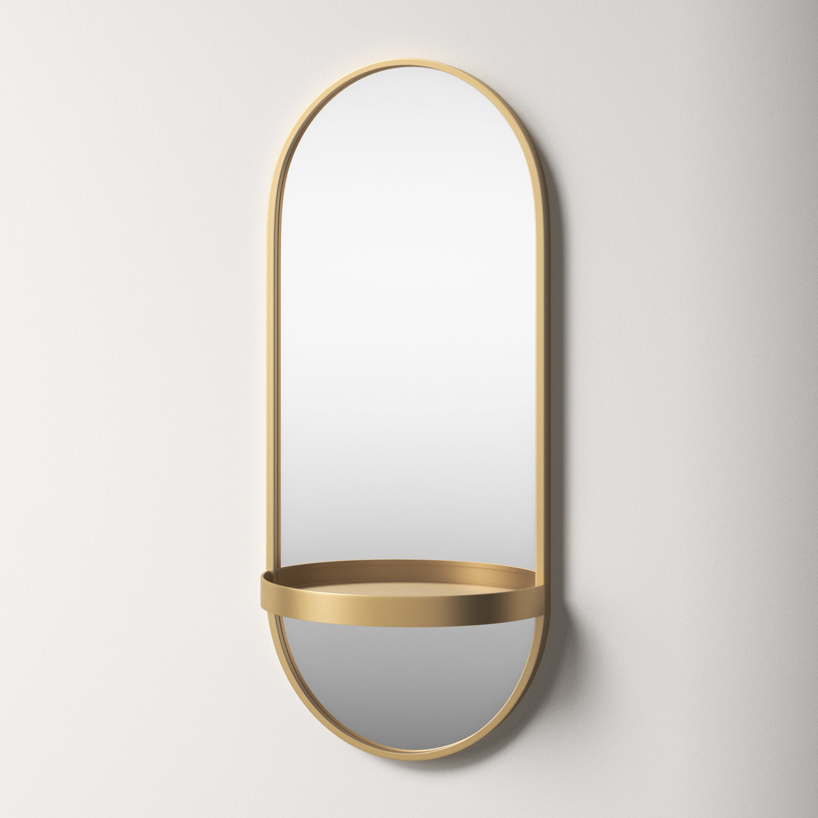 Lumi Accent Mirror, Gold, 38" H x 16" W