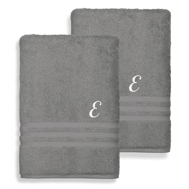 Denzi Midweight Bath Sheet, E, Dark Gray