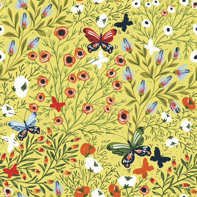 " Floral Seamless Vector "