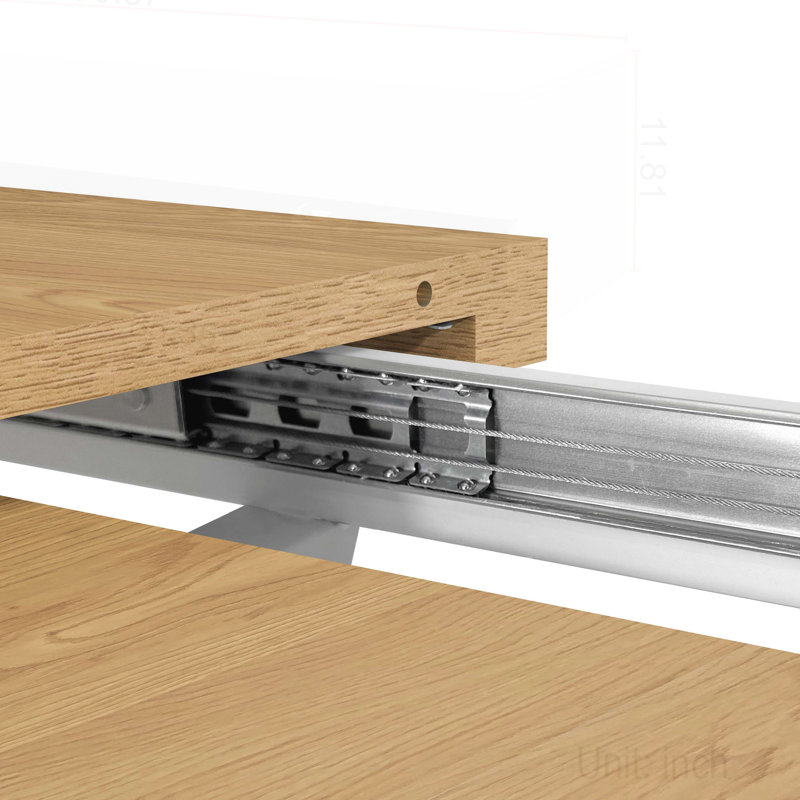 Martsen KSAJLPO Rectangular, Natural, 29.92" H x 47.24" L x 31.49" W