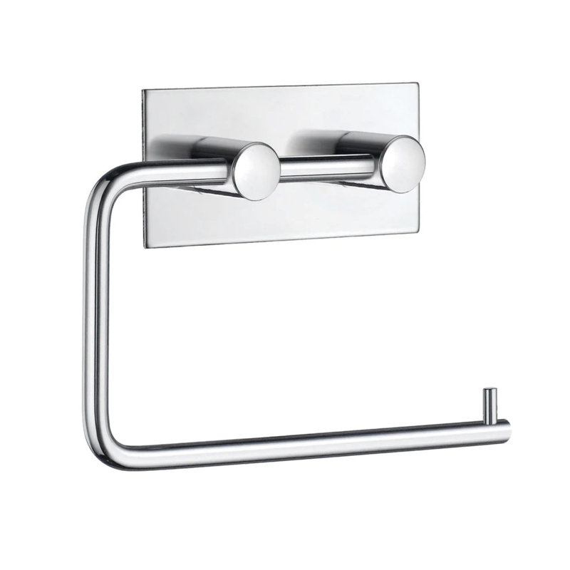 Porte-papier hygiénique mural Beslagsboden, Chrome poli
