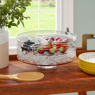 Mint Pantry® Costillo Glass Divided Serving Dish
