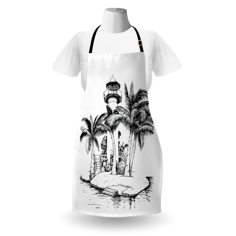 No Pattern Bib Apron