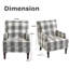 Fauteuil d'appoint 25,2 po