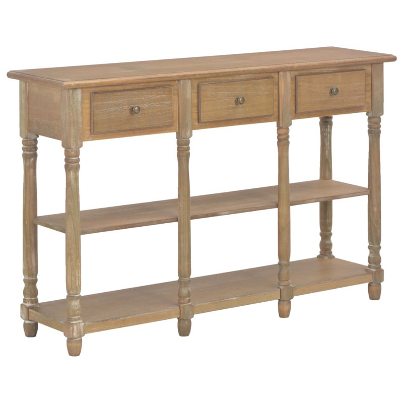 Khoury Console Table, Dark Brown, Dark Brown, 76cm H x 120cm W x 30cm D