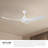 Baylor 60-in White Ceiling Fan