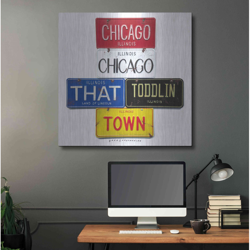 " Chicago " by Gregory Constantine, 36" H x 36" W