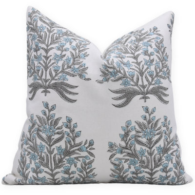  Housse de coussin en coton Floral