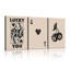 3 Piece Wrapped Canvas Print-1226473812