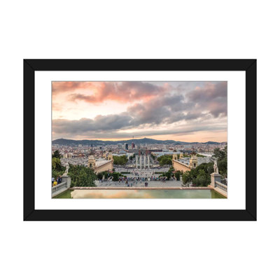 " Barcelona At Sunset, Spain " by Matteo Colombo