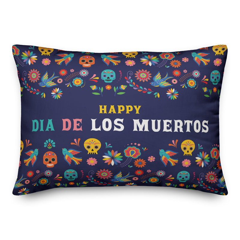  Coussin Happy Dia De Los Muertos