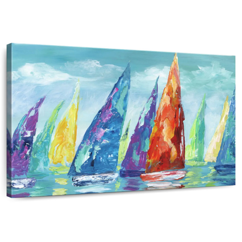 Mehar Fine Day Sailing II, H 24 po x l 36 po