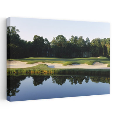 Lake In A Golf Course Kiawah Island Golf Resort Kiawah Island Charleston County South Carolina Usa Abstract Contemporary Landscape Nature Art