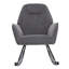 Gray frosted rocking chair