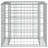 Teak Galvanized Steel Storage Bench